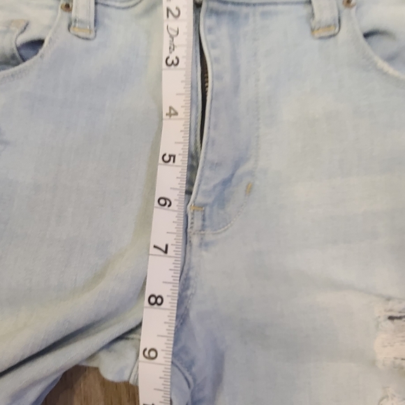 American Eagle Outfitters Light Blue Ripped Skinny Jeans Suze 12 - Picture 5 of 6